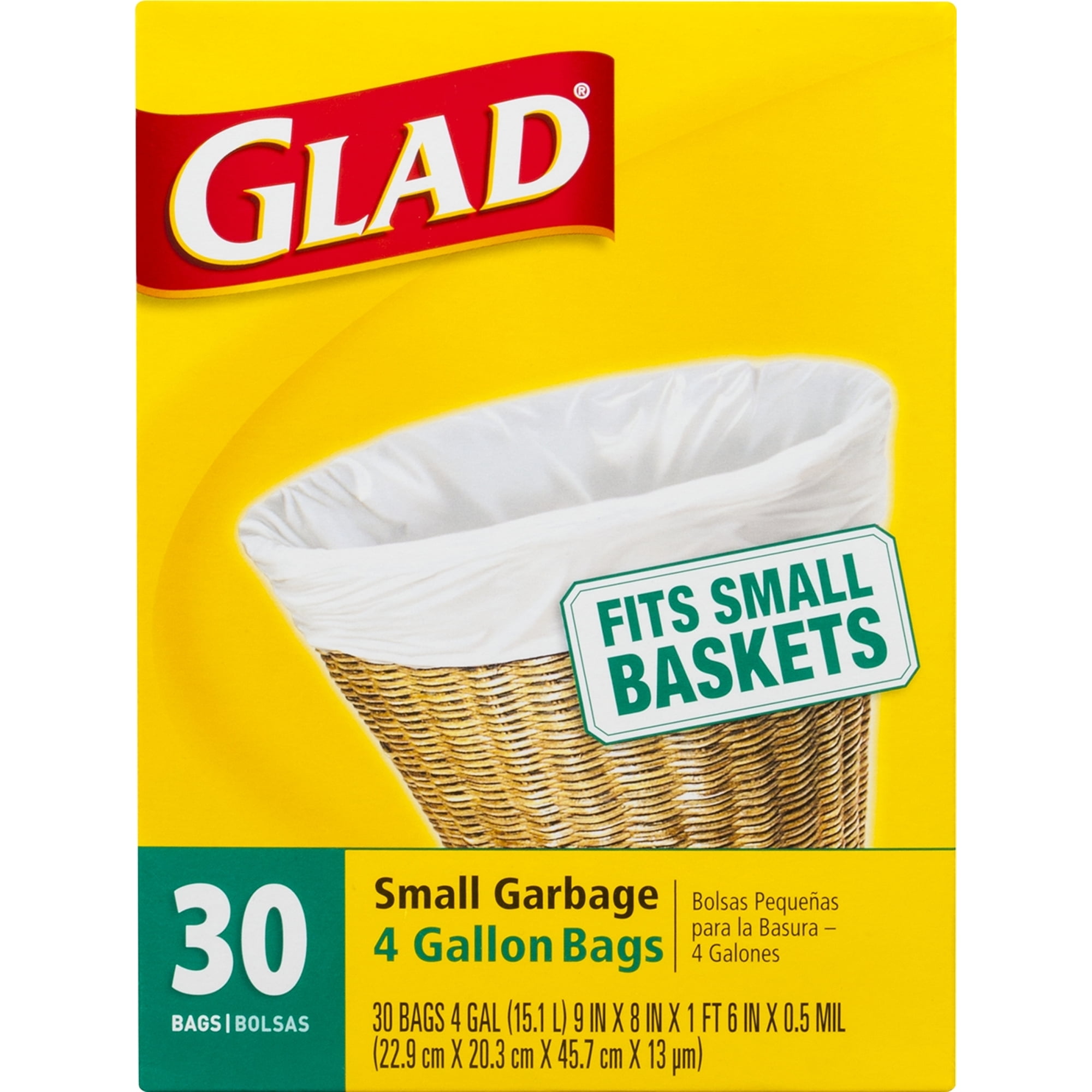 Glad Garbage Small 12 30ct Com