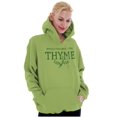 thumbnail image 3 of Look At Thyme Green Thumb Gardening Hoodie Sweatshirt Women Brisco Brands L, 3 of 6