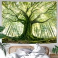 thumbnail image 3 of Forest Tree Tapestry Majestic Tapestry Large Nature tapestries Wall Hanging for Bedroom and Living Room Tree 60×50 Inches, 3 of 7