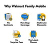 Walmart Family Mobile Samsung Galaxy A01, 16GB, Black - Prepaid Smartphone
