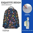 thumbnail image 5 of Dinosaur Backpack for College Students - Large & Durable, Water-Resistant Fabric, Padded Straps, 5 of 6