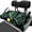 Leaf, variant on Uourmeti Golf Cart Seat Cover, Compatible with Club Car Golf Cart, Suitable for Club Cars Comfortable, Tropical Floral Print