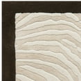 thumbnail image 5 of SAFAVIEH Soho Jace Animal Striped Wool Runner Rug, Ivory/Espresso, 2'6" x 8', 5 of 7
