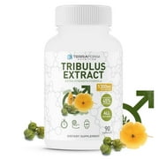 Maximum Strength Tribulus Terrestris Capsules 1300mg per Serving Supplement – High Purity, Natural Testosterone & Libido Booster – Enhance Your Stamina & Energy - Made in USA – 45 Servings