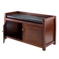 thumbnail image 4 of Pemberly Row 2Pc Banquette de Rangement avec Siège Coussin en Espresso, 4 of 4
