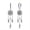 No.13, variant on MULA European 925 Sterling Silver Hoop Earrings Filigree Hollow Flower Lucky For Women Jewelry