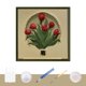 thumbnail image 1 of Kits de pintura DIY para adultos y principiantes, kit de pintura al óleo floral DIY, pigmento acrílico de flores coloridas, artes para la decoración de la pared del hogar, regalo, suministros de dibuj, 1 of 7