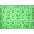thumbnail image 1 of Ahgly Company Indoor Rectangle Persian Emerald Green Traditional Area Rugs, 2' x 4', 1 of 4