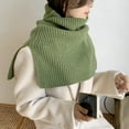 thumbnail image 2 of Foulard Tricotée Automne Hiver pour Femmes Col Roulé Foulard Épaisse Chaude Accessoire à la Mode, 2 of 8