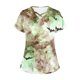 thumbnail image 5 of Tops Cortos para las Mujeres, Halloween Impreso en Cuello en V con Bolsillo, Moda Casual Manga Corta, 5 of 5