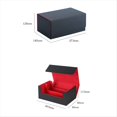 thumbnail image 1 of Caja de Almacenamiento de Tarjetas para Cartas Coleccionables, Estuche para Barajas de Cartas, Tarjetero con MagnéTico para Tarjetas de Juego MagnéTicas Azul+Negro, 1 of 5