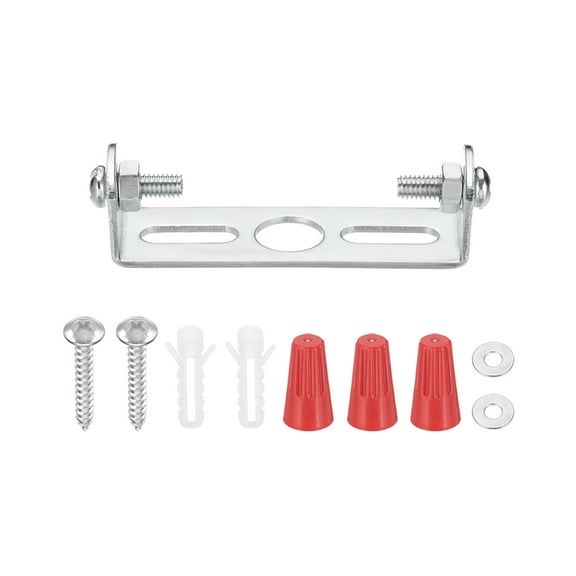 Uxcell 55mm (2.2") Universal Light Fixture Mounting Bracket Kit, 1 Set Light Crossbar Ceiling Light Plate with Screw for Wall Light Ceiling Light Pendant Chandelier
