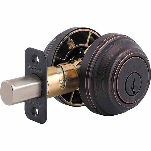 Kwikset 99850073 Bronze SmartKey Double Cylinder Deadbolt