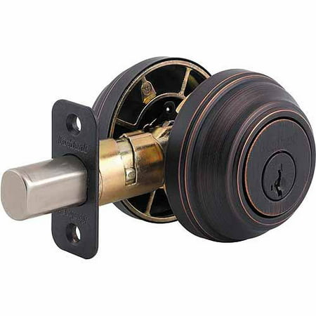 Kwikset Venetian Bronze SmartKey Double Cylinder (Best Double Cylinder Deadbolt Locks)