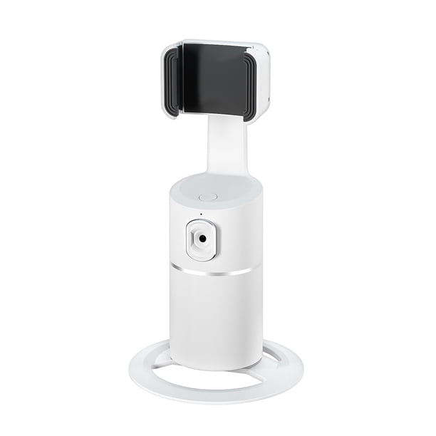 Methold 1PC Apai Genie Auto Smart Selfie Stick 360 ° Soporte de seguimiento de objetos Rotación todo en Cámara de seguimiento facial Relojes inteligentes Blanco