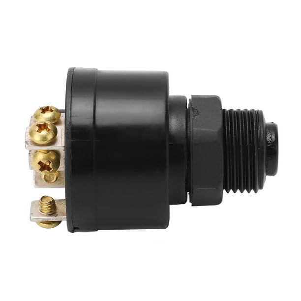Ignition Key Switch, 393301 6 Screw Heavy Duty 3 Positon For OMC