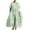 DT-Green, variant on DailyTrove Women's Floral Print Kaftan Dress, Oversized Fit, Boho Resort & Lounge Outfit, Lightweight Cotton Blend