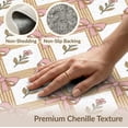 thumbnail image 6 of ODIKA Lattice Symmetrical Tiny Sprigs Dainty Delicate Ribbon Coquette Refined for Entryway, Kitchen, Mudroom, Stain Resistant Flatwoven, 6 of 7