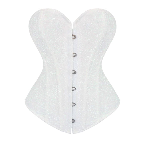 Elegant Bodice Enhancer for Home Leisure Bonded Bust Hugging Bustier Corset Top with Fishbone Structure for Courthouse Style Dress