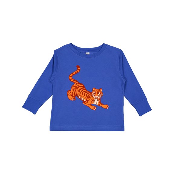 Inktastic Tiger Boys or Girls Long Sleeve Toddler T-Shirt