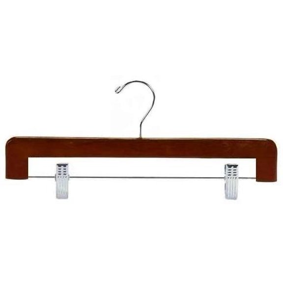 Walnut & Chrome Pant/Skirt Hanger
