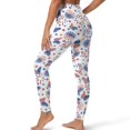 thumbnail image 2 of SEANATIVE USA Flag Leggings for Women Patriotic Firework Butterfly, 3XL, 2 of 6