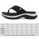 thumbnail image 2 of Sandalias de playa antideslizantes con soporte para el arco del pie para mujer (Negro 37), 2 of 9