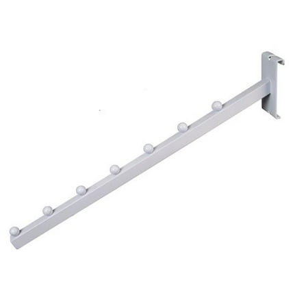 Waterfall Square Tube - GPW-7B 7-Ball Square Tube Waterfall for Gridwall, White