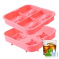 thumbnail image 1 of Molde de silicona para cubitos de hielo, fácil de desmoldar, reutilizable, apto para alimentos, apto para bar en casa, decoración de fiestas y almacenamiento en la cocina., 1 of 9