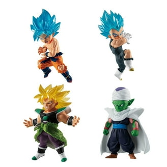 DRAGON BALL Z Flash Super Saiyan Vegeta, Goku & Broly 4” Figure 3