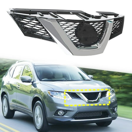 Fit for 14-15 Rogue Grill Chrome Front Trim Grille