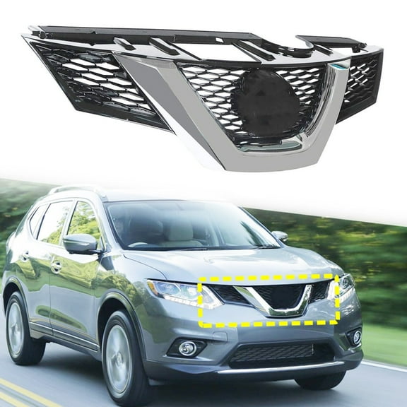 Fit for 14-15 Rogue Grill Chrome Front Trim Grille