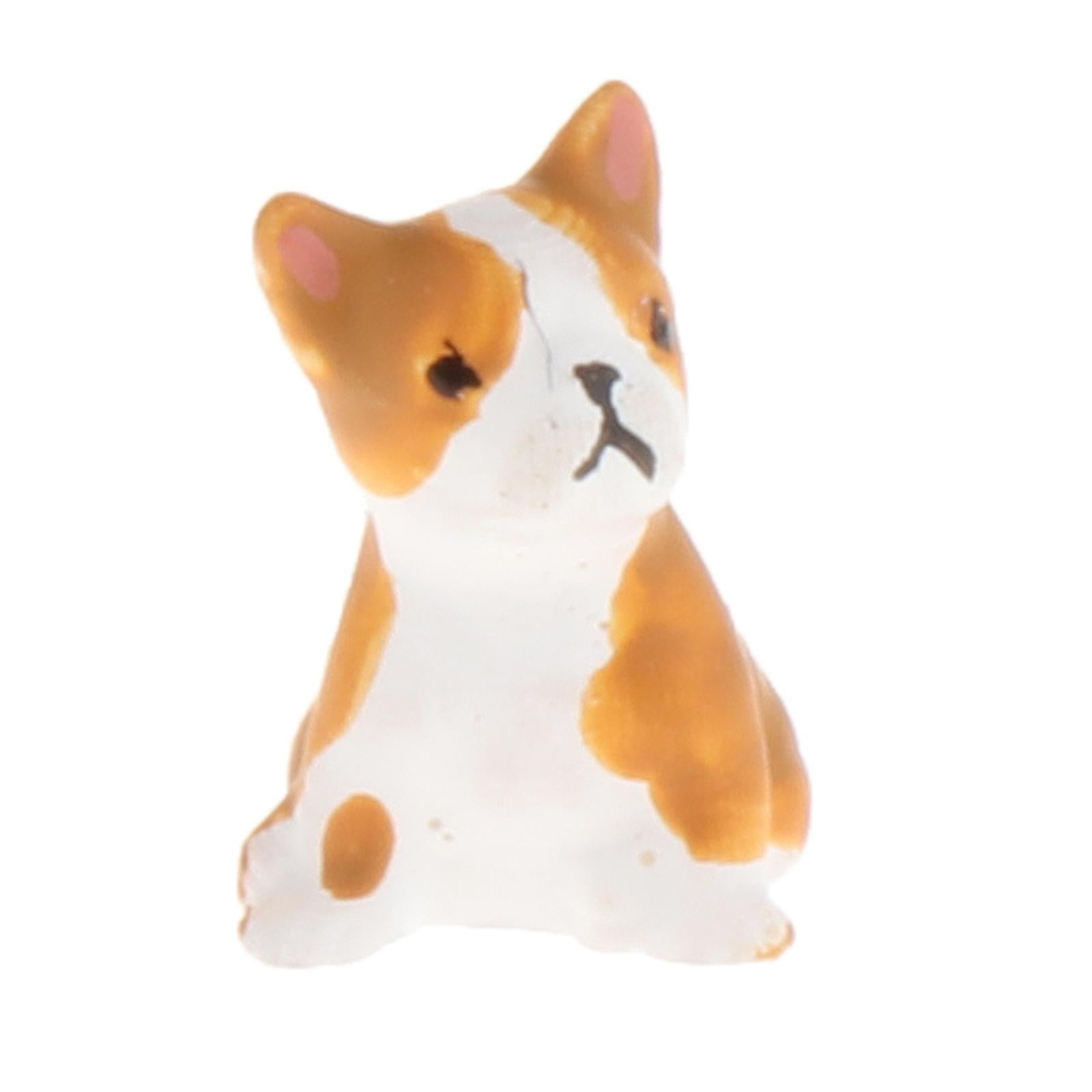 164 Diorama Dog Scene Figures Block Streets Style Modeling Doll, 16 Figurines, 164 Scale