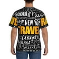 thumbnail image 3 of Vsdgher Travel Print Men's Dry Fit Mesh Athletic Shirts Moisture Wicking Tennis T-Shirt Tops, 3 of 9