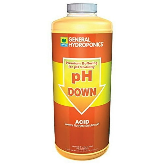Hydro Crunch General Hydroponics 1 Quart Ph Down