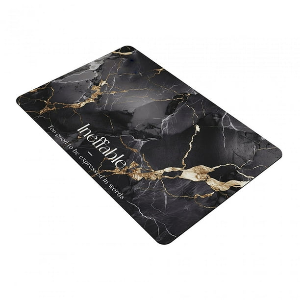 Felpudo de baño, decorativo, antideslizante, con diatomeas, para baño Estilo A