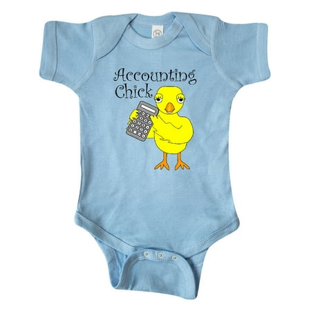 

Inktastic Accounting Chick Text Gift Baby Girl Bodysuit