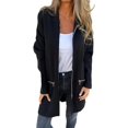 thumbnail image 1 of Mode Décontractée Sweat à Capuche à Manches Longues Zippé, Sweat à Capuche Zippé pour Femmes, 1 of 6