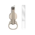thumbnail image 1 of TIELUTT Stainless Steel Nail with Magnifying Glass and Functional Violin Shape Design for Fingernails and Toenails Trimmer Dog Nail Dog Needs Sanding Disc Nails Toenail for Thick Nails Small Dog Crat, 1 of 3