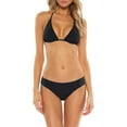 thumbnail image 2 of Becca by Rebecca Virtue BLACK Loreto Bikini Swim Top, US Medium, 2 of 8