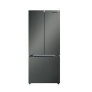 Hamilton Beach, 16.6 Cu. Ft. French Door Refrigerator, Black Stainless