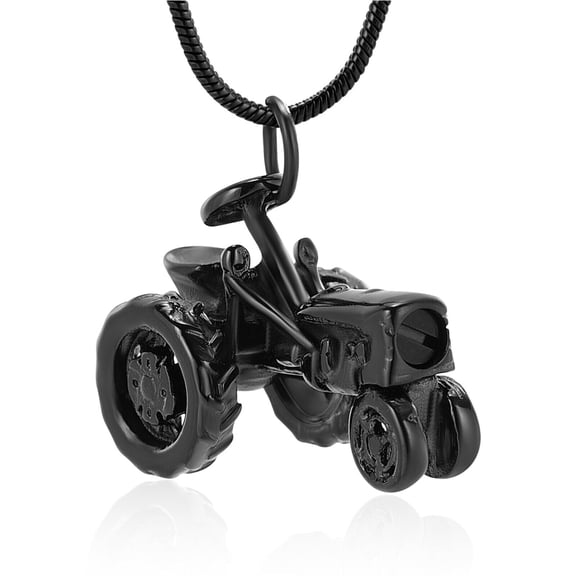 Tractors Cremation Jewelry for Ashes Lokcet Pendant Memorial Urn Necklaces for Ashes for Women Men Human
