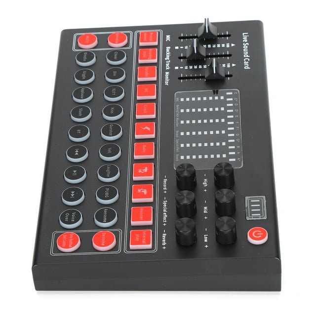 Zaqw M9 External Sound Card 2.0 Channel Professional Live Broadcast Gaming