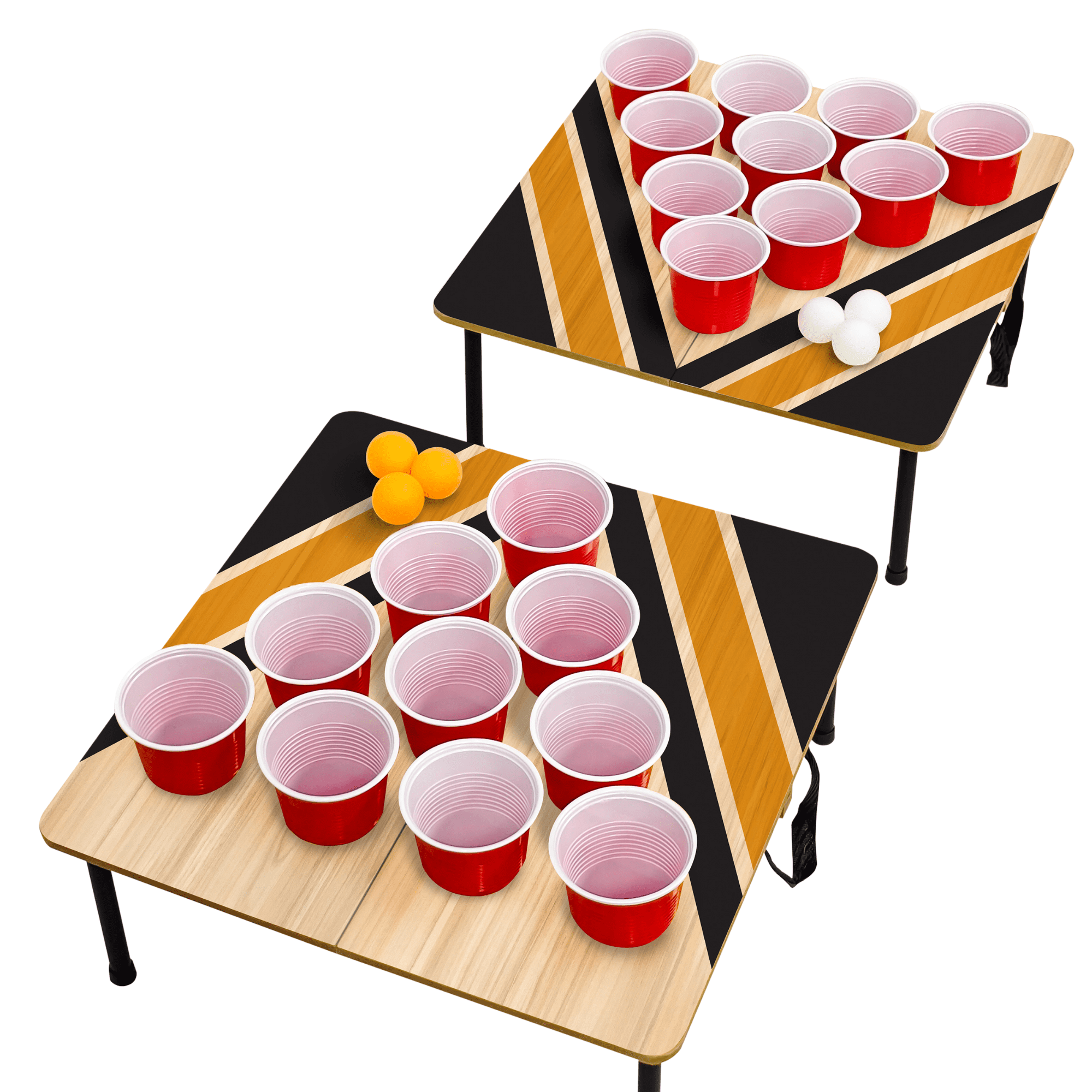 Portable Cup Pong, Outdoor Toss Game Set, for All Ages, by MinnARK