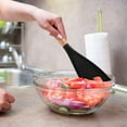 thumbnail image 2 of GlobaShun Consensuts Multi Function Spoon, 2-in-1 Multi-function Spatula Spoon, Cooking Spoon for Nonstick Cookwares, Silicone Cooking Utensils for Kitchen, Multifunction Spoon for Mixing, 2 of 7