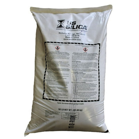 U.S. Silica 100/120 Mesh Natural Mined Fine Sand, Fine, Medium, 50 lb