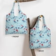 thumbnail image 2 of Vsdgher Sailboats Anchors Print canvas Tote Bag, Lightweight Cloth Bags, Suitable for shopping, groceries, travel, 2 of 4