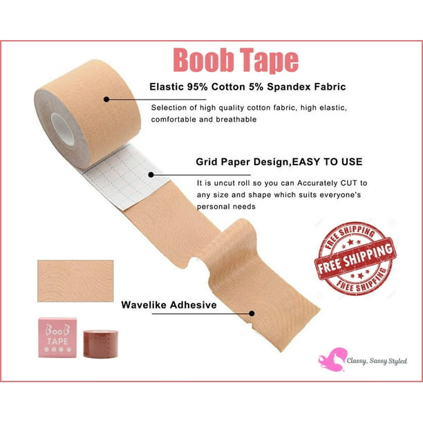 Boob Tape Create Your Instant Breast Lift or Go Without a Bra and