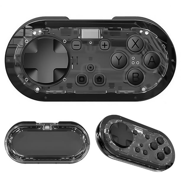 Likrtyny Mini Controlador Inalámbrico BT para Interruptor/para Android/IOS/modo Teclado (negro)
