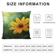 thumbnail image 5 of Chilfamy Yellow Flower Print Throw Pillow Covers Fashion Throw Pillow Case Soft Couch Pillows Decorative Square Pillow Covers for Sofa Living Room, 5 of 5